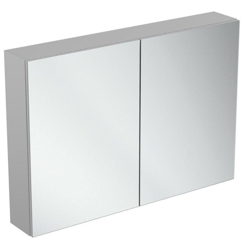 Immagine di Ideal Standard Specchio contenitore L.100 H.70 P.17 cm, finitura alluminio T3592AL