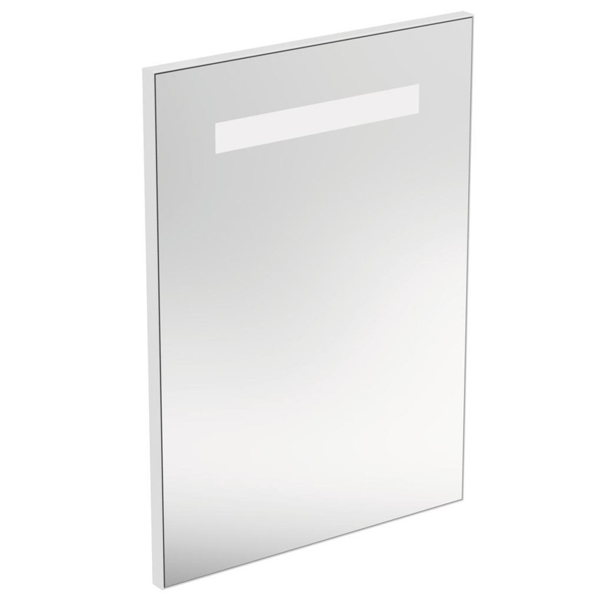 Immagine di Ideal Standard Specchio L.50 H.70 P.2.6 cm, con luce a LED superiore integrata, finitura a specchio T3339BH
