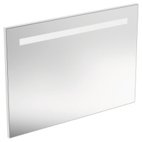 Immagine di Ideal Standard Specchio L.100 H.70 P.2.6 cm, con luce a LED superiore integrata, finitura a specchio T3343BH