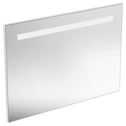 Immagine di Ideal Standard Specchio L.100 H.70 P.2.6 cm, con luce a LED superiore integrata, finitura a specchio T3343BH