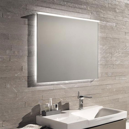 Immagine di Geberit XENO² specchio L.90 cm, con illuminazione diretta e indiretta a led regolabile a destra, a sinistra o centrale 500.522.00.1