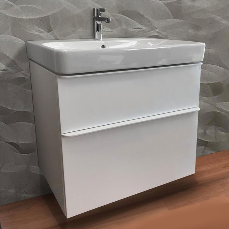 Geberit 500 353 00 1 SMYLE Mobile Sospeso 75 Cm Per Lavabo Con Due geberit-500-353-00-1-smyle-mobile-sospeso-75-cm-per-lavabo-con-due
