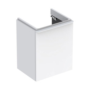 Immagine di Geberit SMYLE mobile sospeso 45 cm con anta destra apertura push-pull, finitura bianco lucido 500.350.00.1