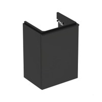 Immagine di Geberit SMYLE mobile sospeso L.45 cm, con anta apertura destra e chiusura ammortizzata, colore nero finitura opaco 500.350.JK.1