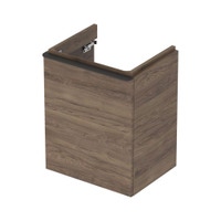Immagine di Geberit SMYLE mobile sospeso L.50 cm, con anta apertura sinistra e chiusura ammortizzata, finitura noce americano 500.364.JR.1