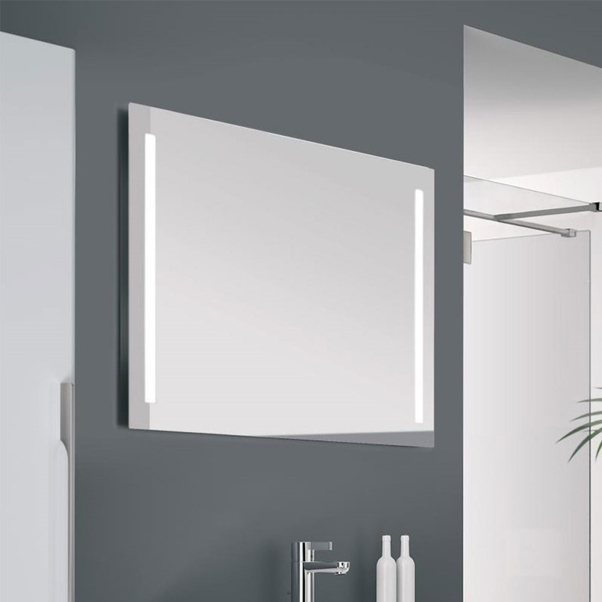Immagine di Geberit OPTION specchio 80 cm con illuminazione led posizionata a destra e sinistra 500.588.00.1