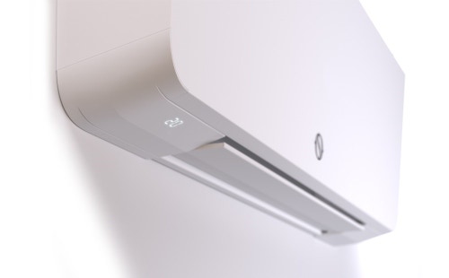 Immagine di Olimpia Splendid Bi2 SLW Wall inverter 400, ventilconvettore idronico a parete con valvola a 3 vie e comando touch remote, colore bianco 01787