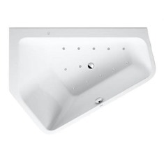 Immagine di Duravit PAIOVA 5 vasca idromassaggio 177x130cm installazione ad angolo a sx con sistema aria, colore bianco 760394000AS0000