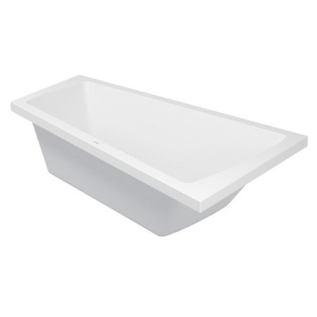 Immagine di Duravit PAIOVA vasca da bagno a incasso L.170 P.100 cm, installazione ad angolo dx, colore bianco 700213000000000