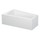 Duravit PAIOVA vasca da bagno L.170 P.100 cm con pannello frontale integrato, installazione ad angolo sx, colore bianco 700264000000000