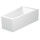 Duravit PAIOVA vasca da bagno L.170 P.100 cm con pannello frontale integrato, installazione ad angolo dx, colore bianco 700265000000000