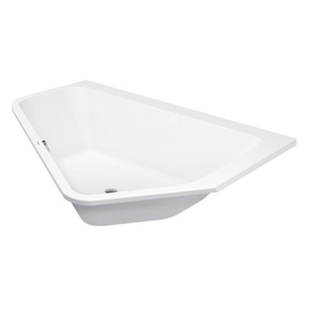 Immagine di Duravit PAIOVA 5 vasca a incasso L.177 P.130 cm, installazione ad angolo integrata a dx, colore bianco 700391000000000