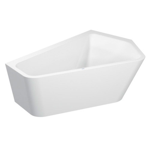 Immagine di Duravit PAIOVA 5 vasca L.177 P.130 cm con pannello integrato, installazione angolare a dx, colore bianco 700395000000000