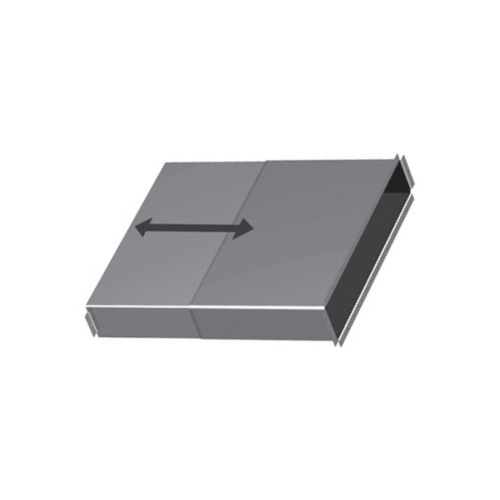 Immagine di Olimpia Splendid Plenum di mandata superiore telescopico per Bi2 SLI 200 (non compatibile con struttura ad incasso) B0160