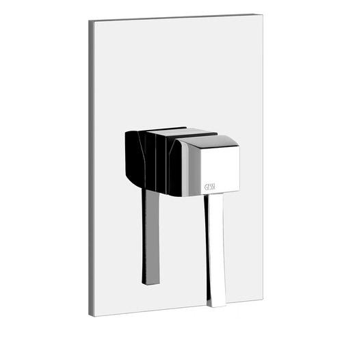 Gessi 31255#149 MIMI soffione doccia con braccio da soffitto altezza 270 mm  snodato con attacco da 1/2 e anticalcare finitura finox