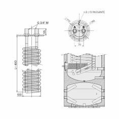 Ariston 3024152 FWS Gruppo di produzione istantanea di acqua calda  sanitaria