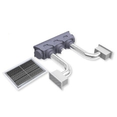 Immagine di Tecnosystemi Kit svelto EOLO 2 zone per climatizzatore canalizzabile (Daikin FDXS-F-25/35, FXDQA 15/32 FDXM-F 25/35) PL11166032