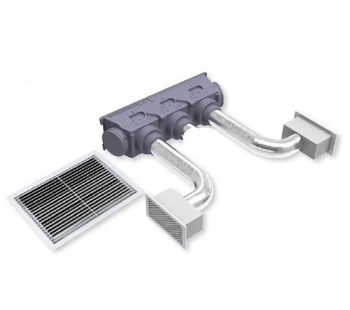 Immagine di Tecnosystemi Kit svelto EOLO 2 zone per climatizzatore canalizzabile (Daikin FDXS-F-25/35, FXDQA 15/32 FDXM-F 25/35) PL11166032