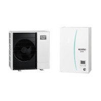 Immagine di Mitsubishi SPLIT Sistema idronico composto da pompa di calore Inverter ZUBADAN 11.2 kW con HYDROBOX MEDIUM reversibile PUHZ-SHW112VAA+ERSC-VM2D