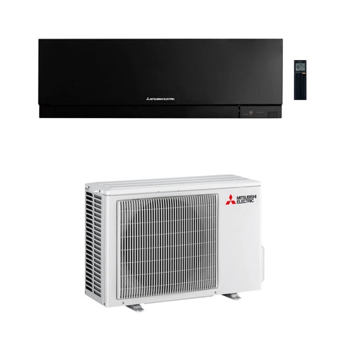 Immagine di Mitsubishi MSZ-EF Kirigamine Zen Climatizzatore a parete monosplit inverter Wi-Fi, nero | unità esterna 3.5 kW unità interna 12000 BTU MUZ-EF35VG+MSZ-EF35VGKB