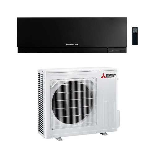 Immagine di Mitsubishi MSZ-EF Kirigamine Zen Climatizzatore a parete monosplit inverter Wi-Fi, nero | unità esterna 5 kW unità interna 18000 BTU MUZ-EF50VG+MSZ-EF50VGKB