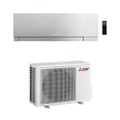 Immagine di Mitsubishi MSZ-EF Kirigamine Zen Climatizzatore a parete monosplit inverter Wi-Fi, argento | unità esterna 4.2 kW unità interna 15000 BTU MUZ-EF42VG+MSZ-EF42VGKS