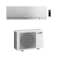 Immagine di Mitsubishi MSZ-EF Kirigamine Zen Climatizzatore a parete monosplit inverter Wi-Fi, argento | unità esterna 4.2 kW unità interna 15000 BTU MUZ-EF42VG+MSZ-EF42VGKS