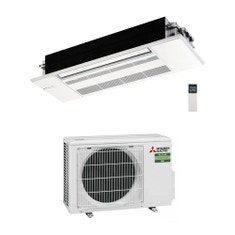 Immagine di Mitsubishi MLZ-KP Cassetta a una via R32 Climatizzatore a cassetta monosplit inverter | unità esterna 2.5 kW unità interna 9000 BTU SUZ-M25VA+MLZ-KP25VG