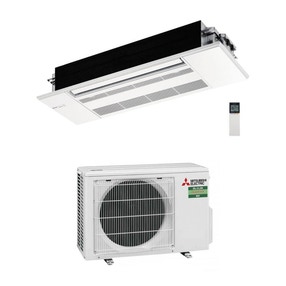 Immagine di Mitsubishi MLZ-KP Cassetta a una via R32 Climatizzatore a cassetta monosplit inverter | unità esterna 3.5 kW unità interna 12000 BTU SUZ-M35VA+MLZ-KP35VF