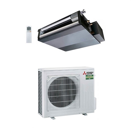 Immagine di Mitsubishi SEZ-M R32 Climatizzatore canalizzato monosplit inverter | unità esterna 5 kW unità interna 18000 BTU SUZ-M50VA+SEZ-M50DAL