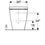 Immagine di Geberit ICON vaso a pavimento a cacciata RIMFREE® con sedile slim ammortizzato e sgancio rapido, colore bianco finitura lucido 500.827.00.1