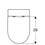 Immagine di Geberit ICON vaso a pavimento con sedile, colore bianco finitura lucido 500.828.00.1