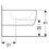 Immagine di Geberit ICON set sanitari sospesi, vaso senza brida, con sedile a chiusura ammortizzata, bidet monoforo con troppopieno, colore bianco finitura lucido 500.809.00.1-234000000