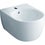 Immagine di Geberit ICON set sanitari sospesi, vaso senza brida, con sedile a chiusura ammortizzata, bidet monoforo con troppopieno, colore bianco finitura lucido 500.809.00.1-234000000
