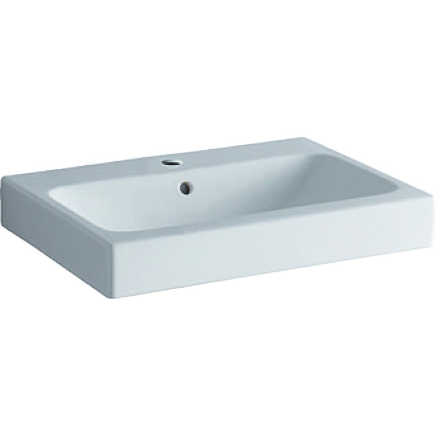 Immagine di Geberit ICON lavabo 60 cm con rubinetteria monoforo, colore bianco finitura lucido 124060000
