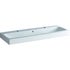 Immagine di Geberit ICON lavabo 120 cm con rubinetteria monoforo, colore bianco finitura lucido 124020000
