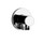 Gessi EMPORIO SHOWER presa acqua, colore nero finitura opaco 38769#299
