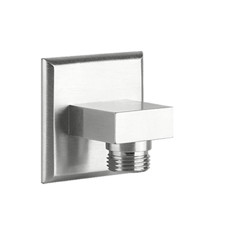 Gessi 31255#149 MIMI soffione doccia con braccio da soffitto altezza 270 mm  snodato con attacco da 1/2 e anticalcare finitura finox