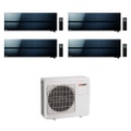 Immagine di Mitsubishi MSZ-LN Kirigamine Style R32 Climatizzatore a parete quadri split inverter Wi-Fi nero | unità esterna 7.2 kW unità interne 9000+9000+9000+18000 BTU MXZ-4F72VF+MSZ-LN[25|25|25|50]VGB