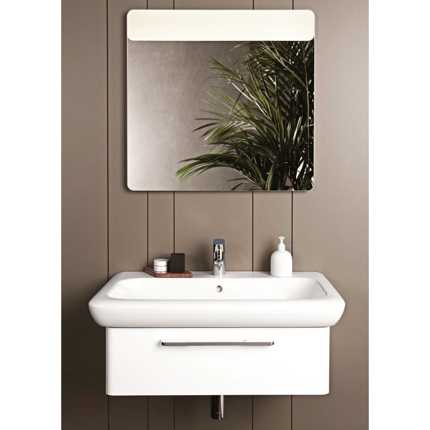 Immagine di Geberit OPTION specchio L.90 cm, con angoli tondi e con illuminazione led in alto 819200000