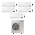 Immagine di Samsung CEBU Wi-Fi R32 Climatizzatore a parete penta split inverter Wi-Fi bianco | unità esterna 10 kW unità interne 7000+7000+7000+7000+12000 BTU AJ100TXJ5KG/EU+AR[20|20|20|20|35]TXFYAWKNEU
