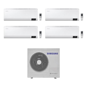 Samsung CEBU Wi-Fi R32 Climatizzatore a parete trial split inverter Wi-Fi  bianco, unità esterna 6.8 kW unità interne 9000+9000+12000 BTU  AJ068TXJ3KG/EU+AR[25, 25, 35]TXFYAWKNEU