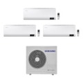 Immagine di Samsung CEBU Wi-Fi R32 Climatizzatore a parete trial split inverter Wi-Fi bianco | unità esterna 6.8 kW unità interne 7000+9000+12000 BTU AJ068TXJ3KG/EU+AR[20|25|35]TXFYAWKNEU