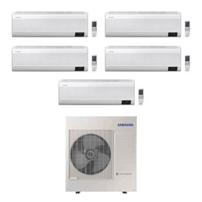 Immagine di Samsung WINDFREE AVANT R32 Climatizzatore a parete penta split inverter Wi-Fi bianco | unità esterna 10 kW unità interne 7000+9000+9000+18000+18000 BTU AJ100TXJ5KG/EU+AR[20|25|25|50|50]TXEAAWKNEU