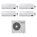 Immagine di Samsung WINDFREE AVANT R32 Climatizzatore a parete quadri split inverter Wi-Fi bianco | unità esterna 8 kW unità interne 9000+9000+9000+9000 BTU AJ080TXJ4KG/EU+AR[25|25|25|25]TXEAAWKNEU