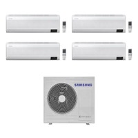 Immagine di Samsung WINDFREE AVANT R32 Climatizzatore a parete quadri split inverter Wi-Fi bianco | unità esterna 8 kW unità interne 7000+7000+7000+9000 BTU AJ080TXJ4KG/EU+AR[20|20|20|25]TXEAAWKNEU