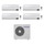 Samsung WINDFREE AVANT R32 Climatizzatore a parete quadri split inverter Wi-Fi bianco | unità esterna 8 kW unità interne 7000+7000+7000+7000 BTU AJ080TXJ4KG/EU+AR[20|20|20|20]TXEAAWKNEU