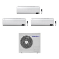 Immagine di Samsung WINDFREE AVANT R32 Climatizzatore a parete trial split inverter Wi-Fi bianco | unità esterna 6.8 kW unità interne 7000+7000+9000 BTU AJ068TXJ3KG/EU+AR[20|20|25]TXEAAWKNEU