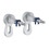 Immagine di Grohe RAPID SL set di fisasggio per installazione a parete (2 pezzi) 3855800M