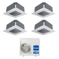 Immagine di Haier CASSETTE 620 R32 Climatizzatore a cassetta quadri split inverter | unità esterna 7.5 kW unità interne 9000+9000+9000+9000 BTU 4U75S2SR2FA+AB[25|25|25|25]S2SC2FA